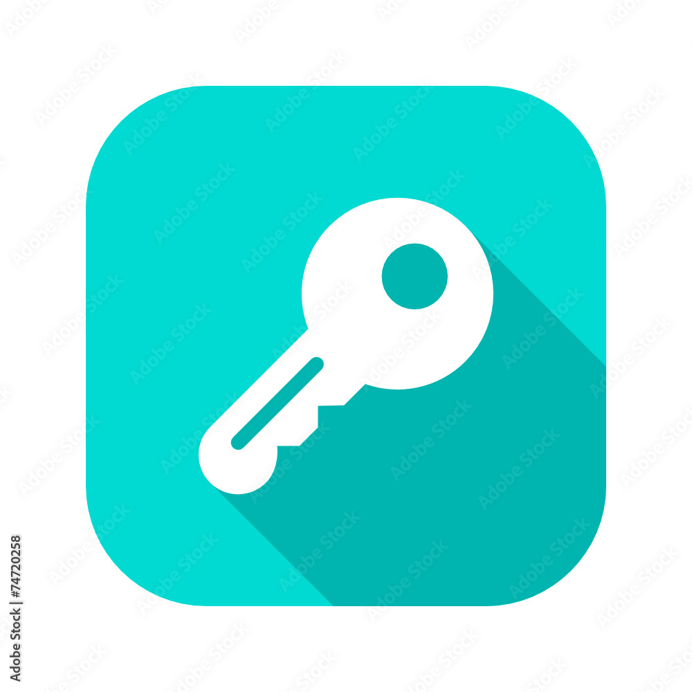 Flat Long Shadow Icon Flat Long Shadow Icon