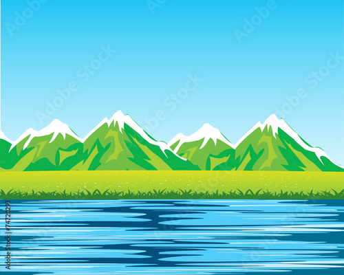 Sea and mountains