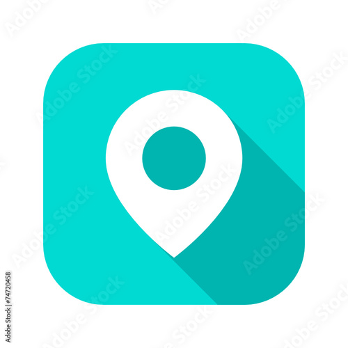 Flat Long Shadow Icon