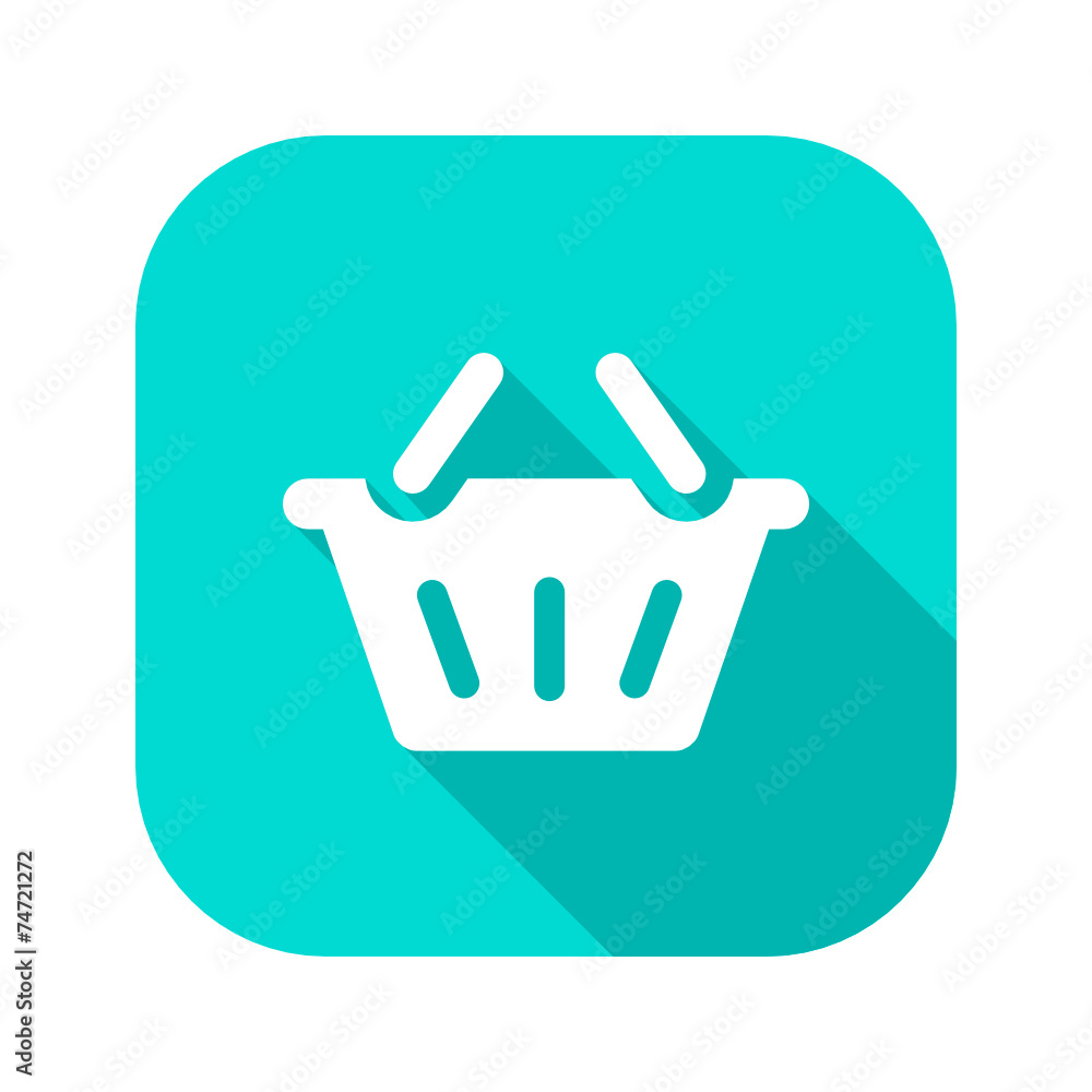 Flat Long Shadow Icon Flat Long Shadow Icon