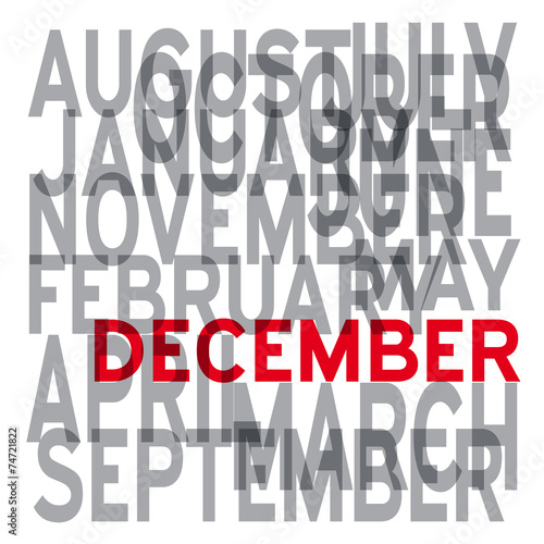 Vector december background
