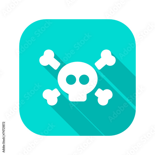 Flat Long Shadow Icon