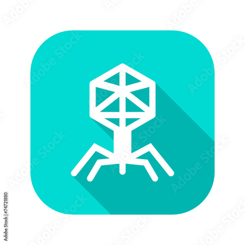 Flat Long Shadow Icon