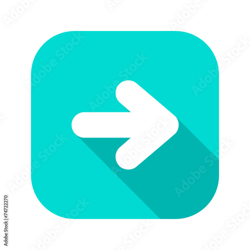 Flat Long Shadow Icon