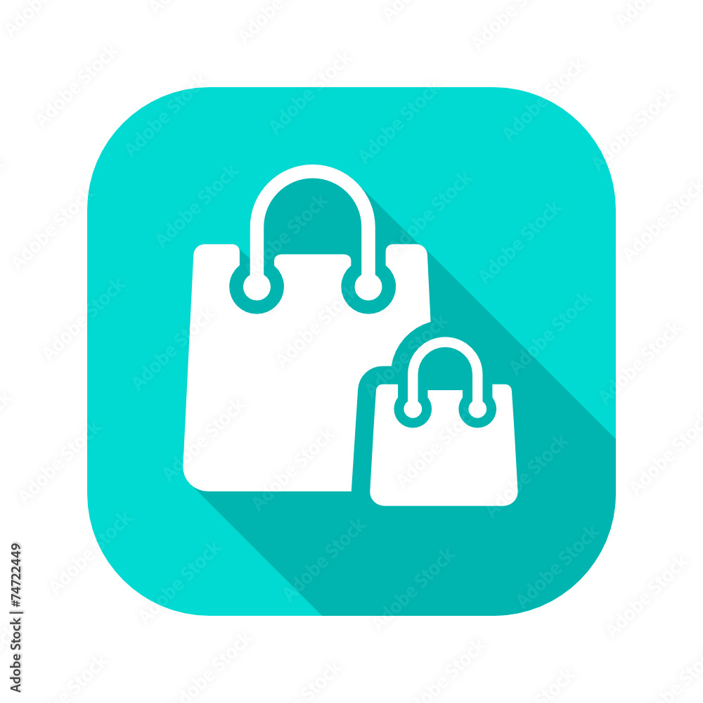 Flat Long Shadow Icon Flat Long Shadow Icon