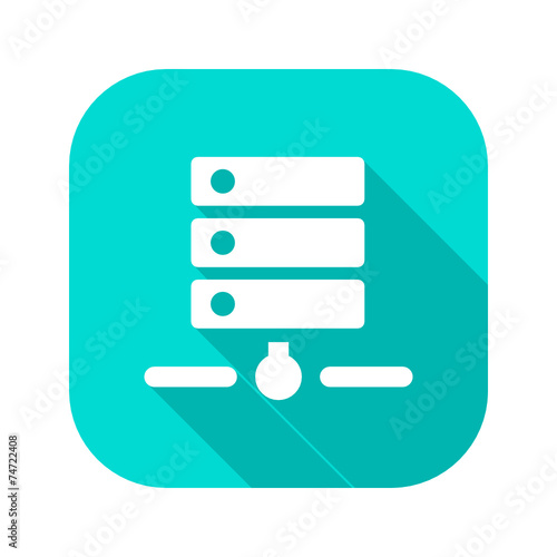 Flat Long Shadow Icon