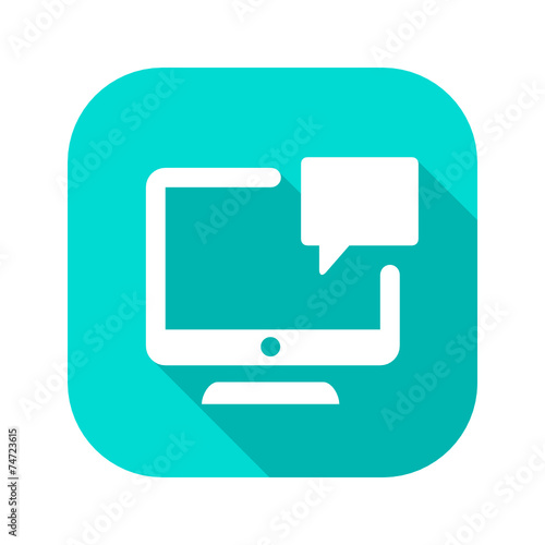 Wallpaper Mural Flat Long Shadow Icon Torontodigital.ca