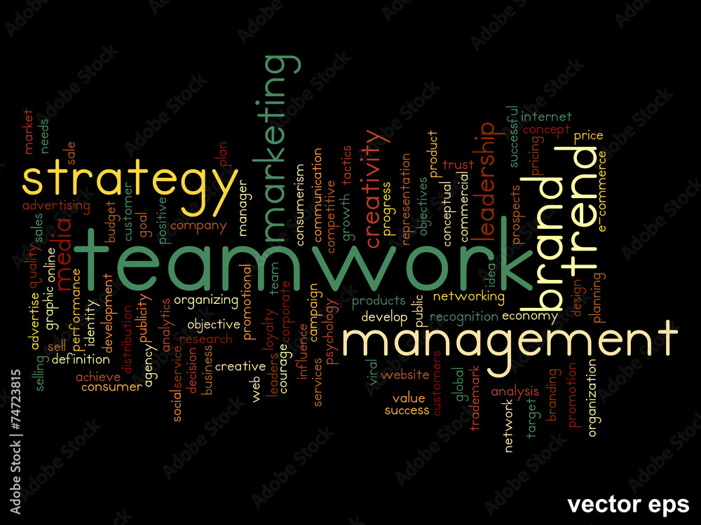 Vector onceptual business word cloud Vector onceptual business word cloud