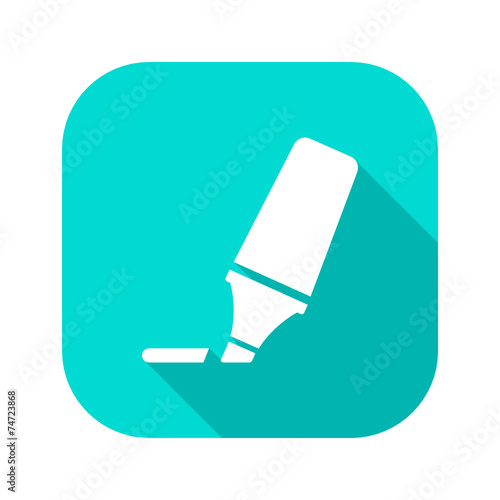 Flat Long Shadow Icon
