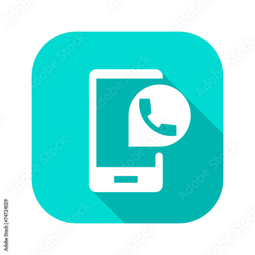 Flat Long Shadow Icon