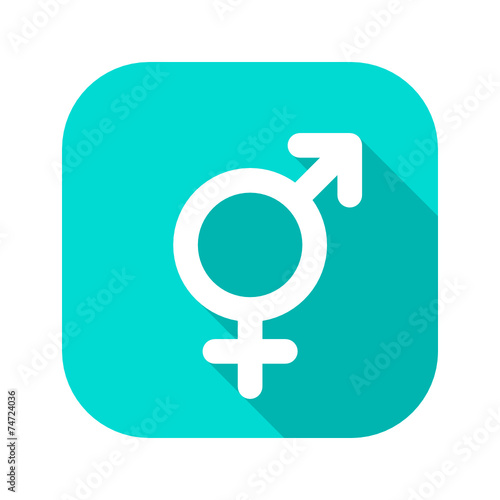 Flat Long Shadow Icon