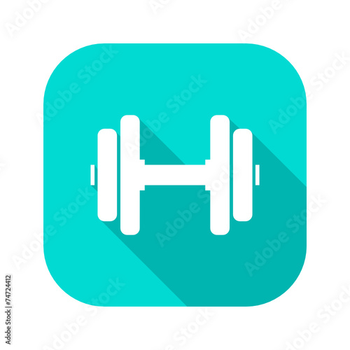 	Flat Long Shadow Icon