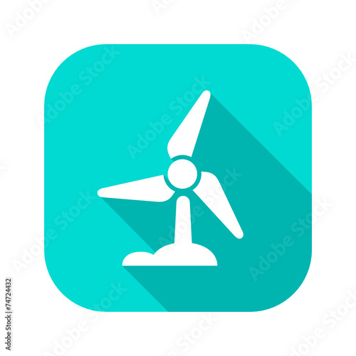 	Flat Long Shadow Icon