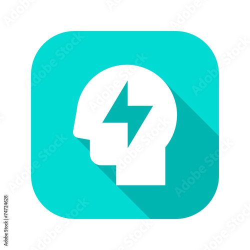 Flat Long Shadow Icon