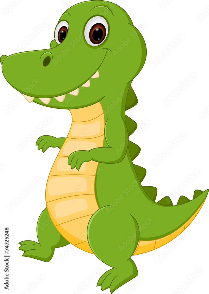 Fototapeta premium Happy Crocodile cartoon