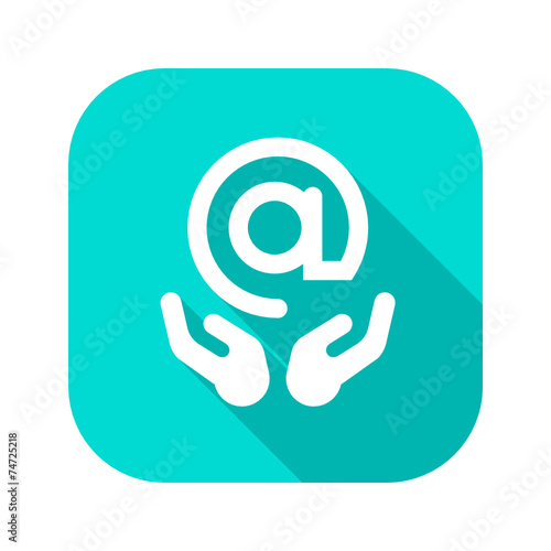Flat Long Shadow Icon