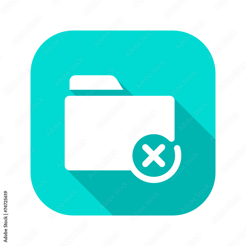 Flat Long Shadow Icon Flat Long Shadow Icon