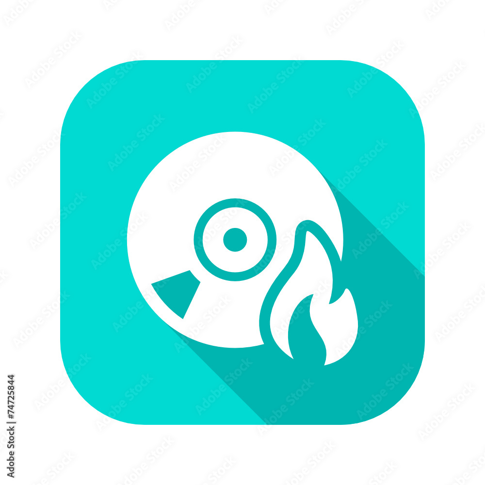 Flat Long Shadow Icon