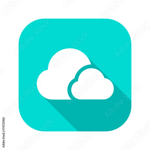 Flat Long Shadow Icon
