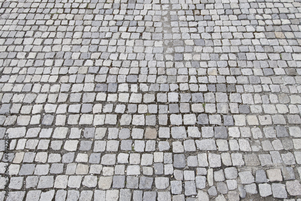 cobblestone surface
