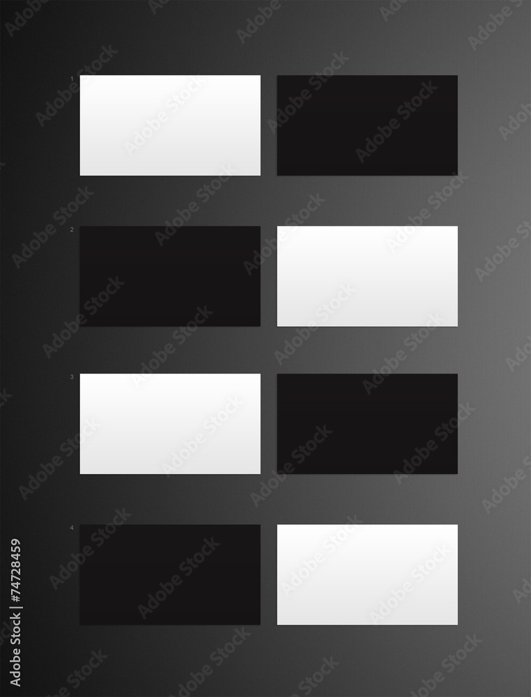 Obraz premium Business card template