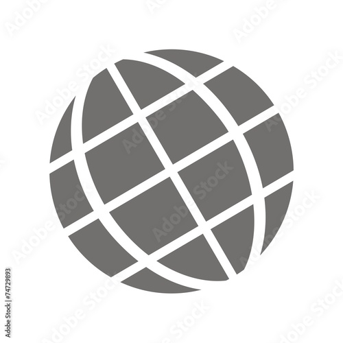 Icono globo tierra FB