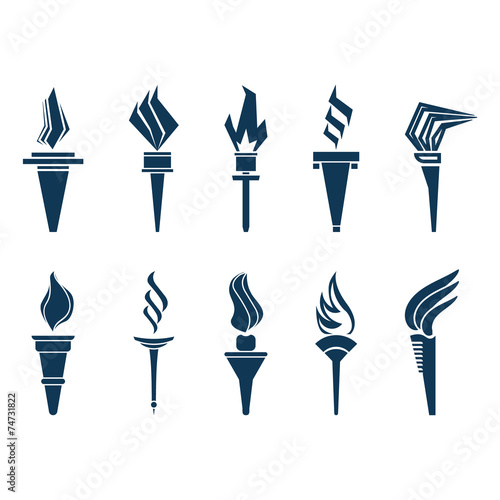 torches set icon