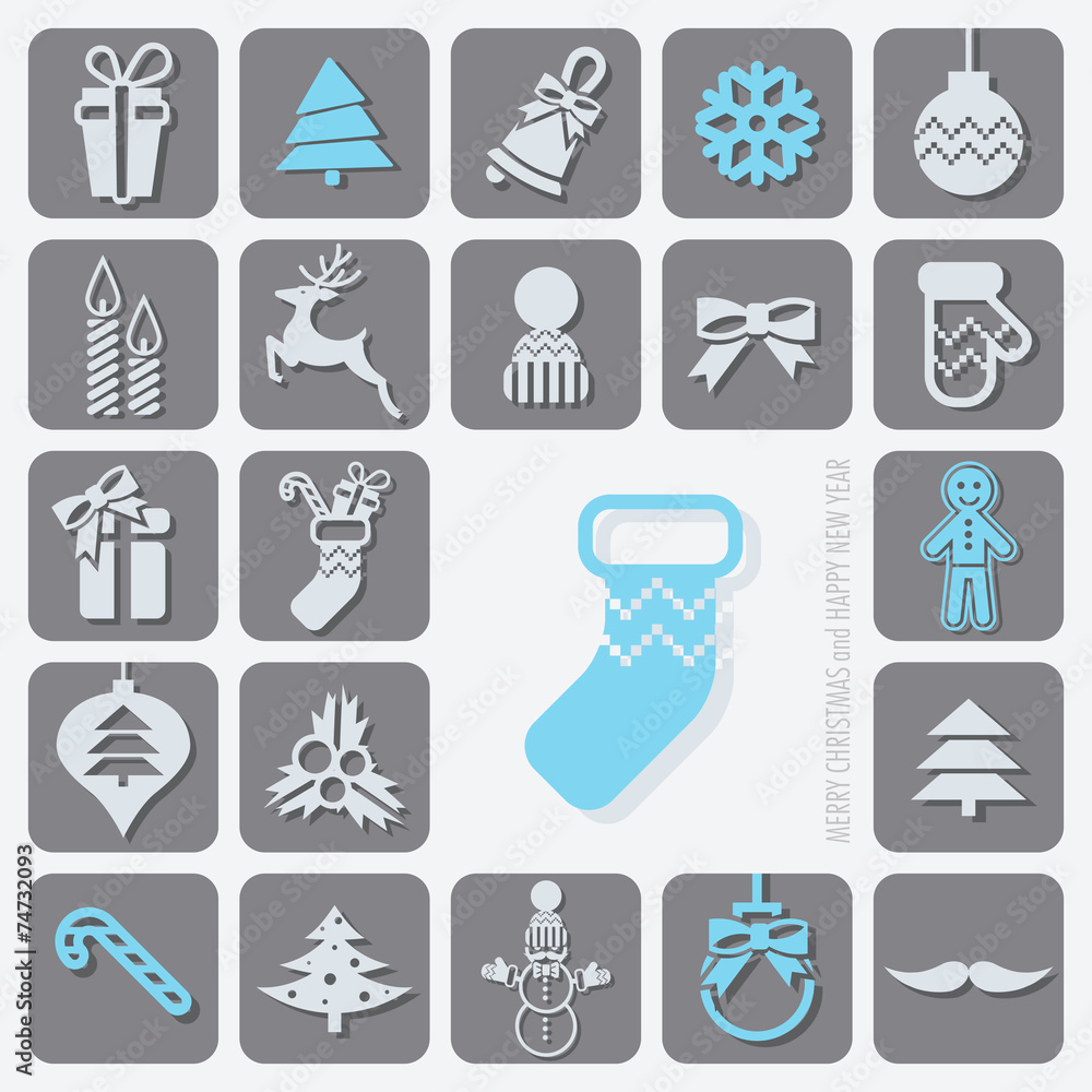 Christmas Icons Set Christmas Icons Set
