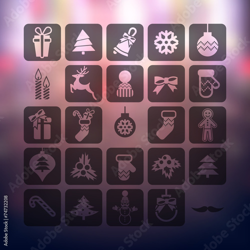 Christmas Icons Set