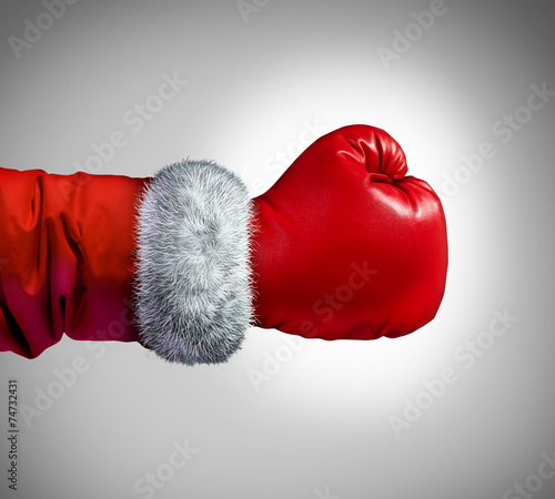 Santa Claus Boxing Glove