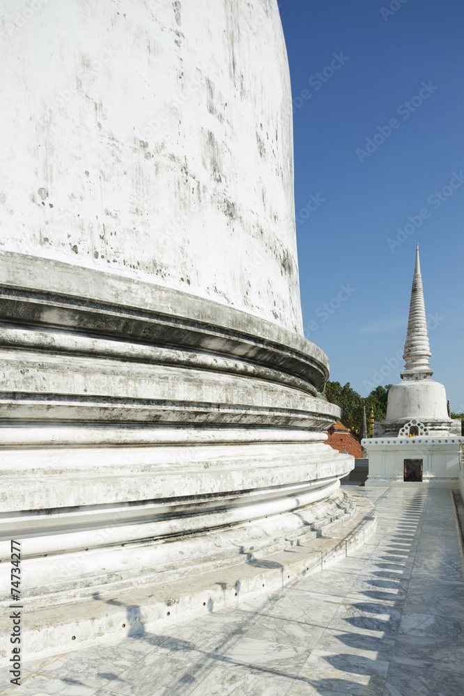 Chedi Phra Baromathat in Nakhon Sri Thammarat, Thailand.