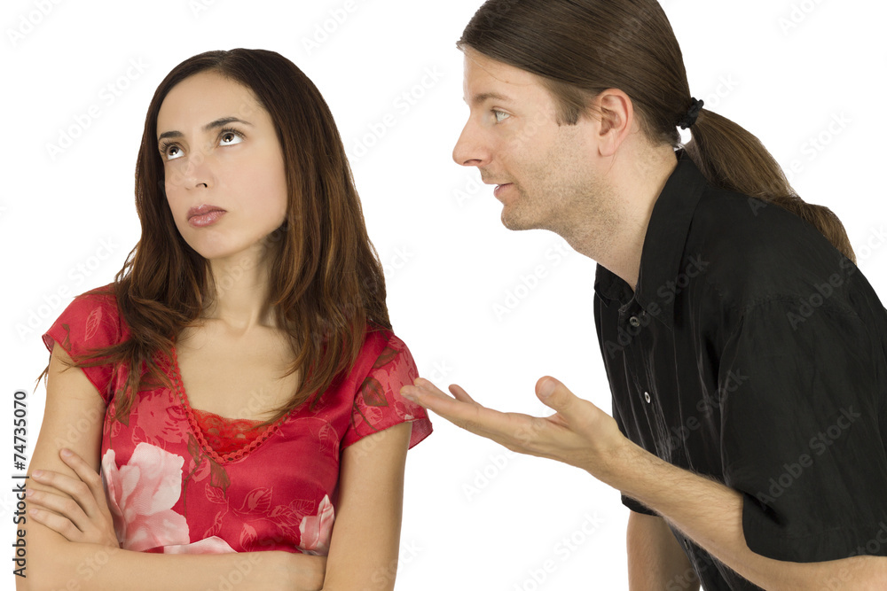 Couple fighting Couple fighting