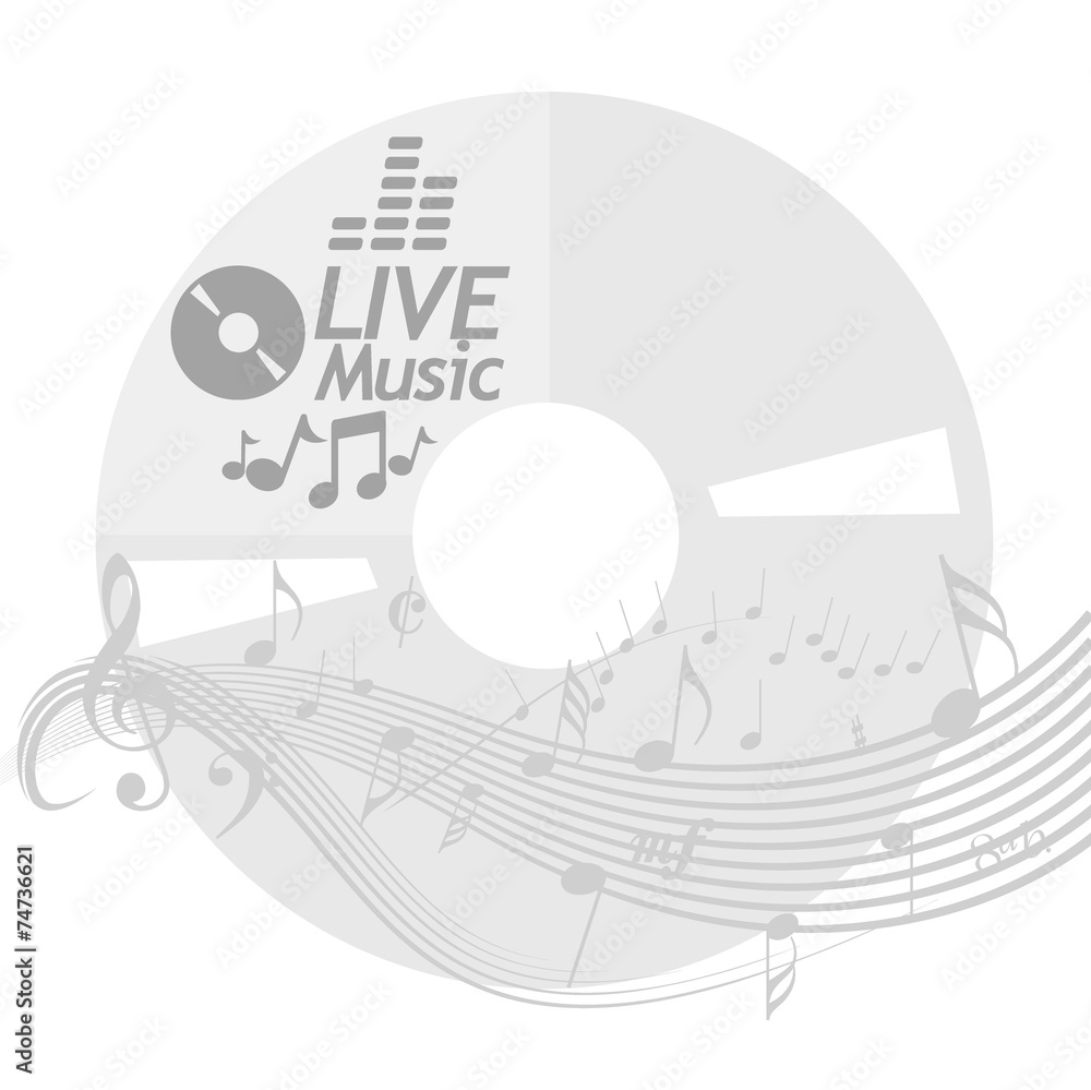 Obraz premium stamp live music