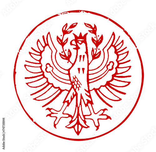 Poststempel Wappen Südtirol