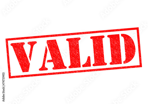 VALID Rubber Stamp