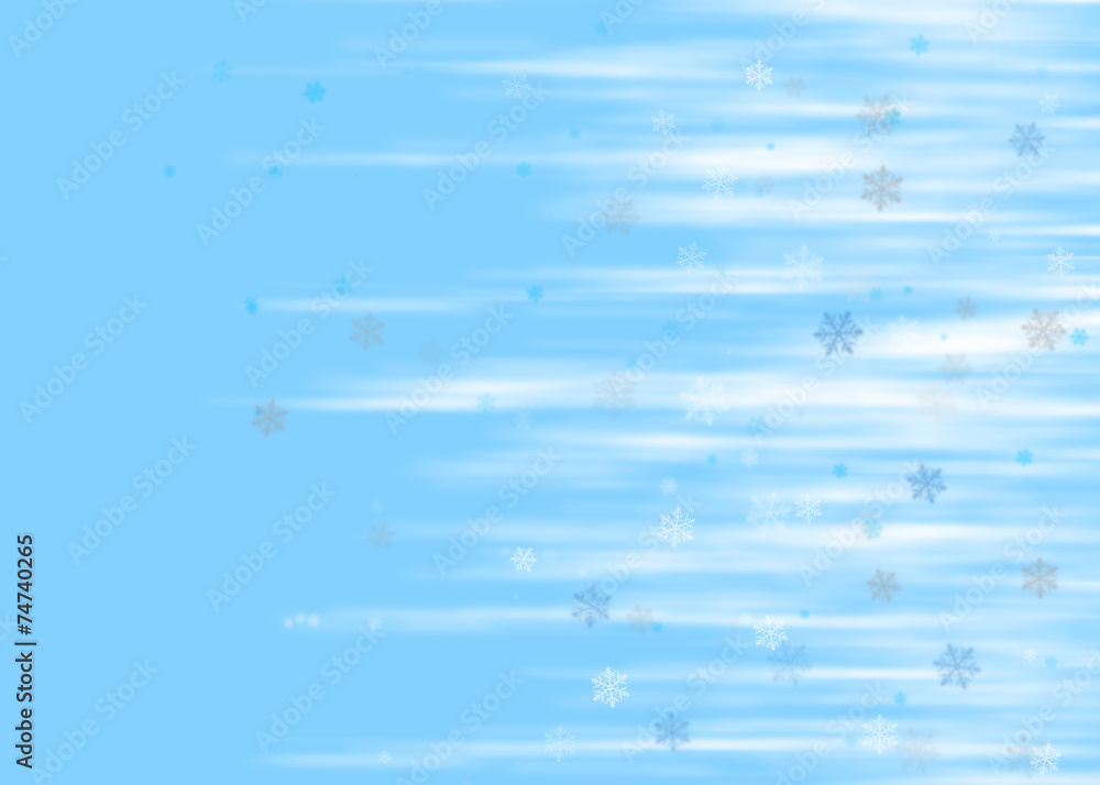 Winter Background with Snowflakes Winter Background with Snowflakes