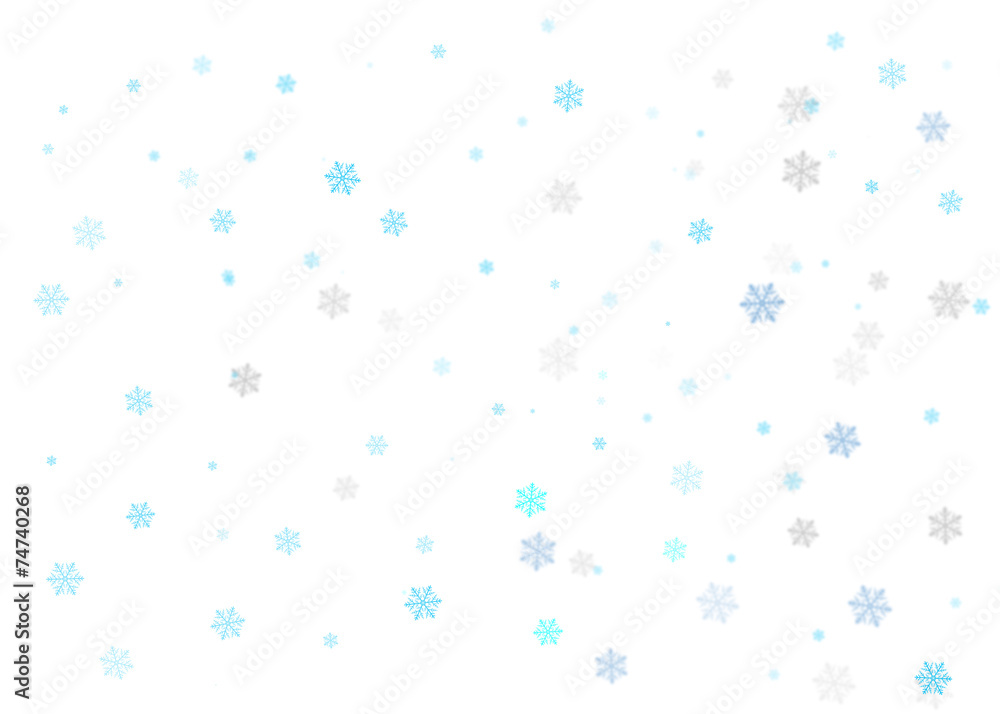 Winter Background with Snowflakes Winter Background with Snowflakes