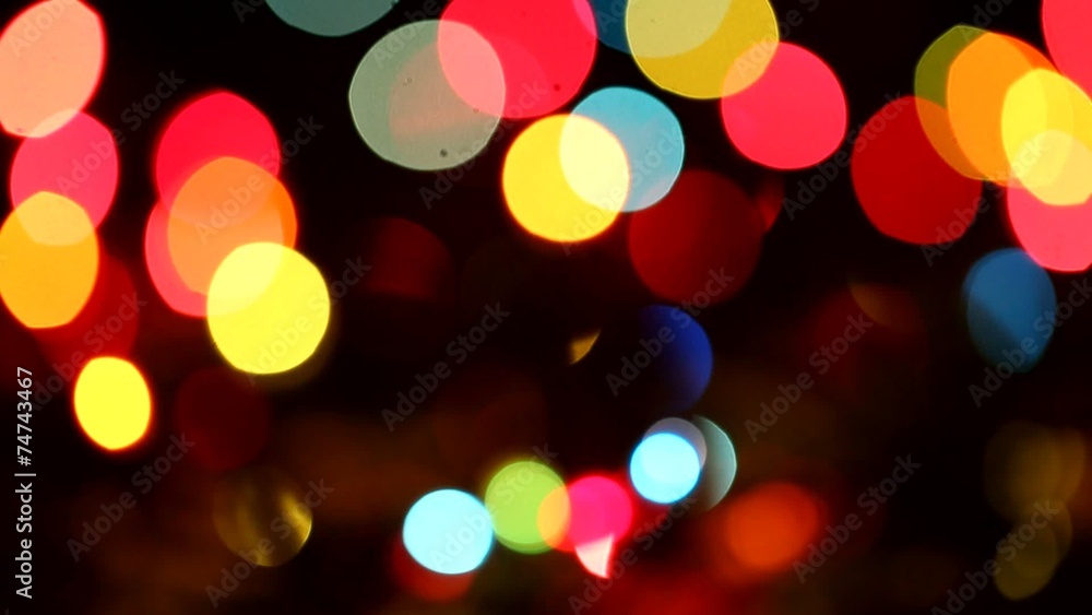 Christmas Lights.Variable focus Christmas Lights.Variable focus