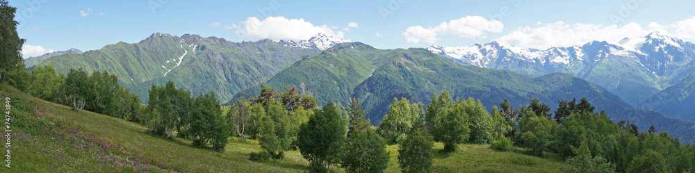 Kaukasus bei Mestia, Swanetien, Georgien, Europa Kaukasus bei Mestia, Swanetien, Georgien, Europa