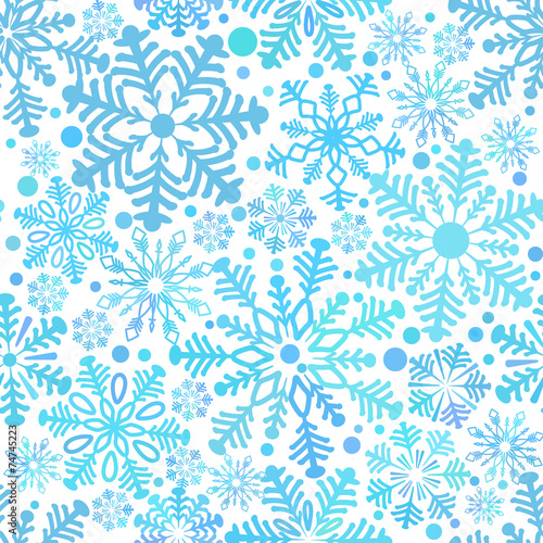 pattern from snowflake. Vector illustration