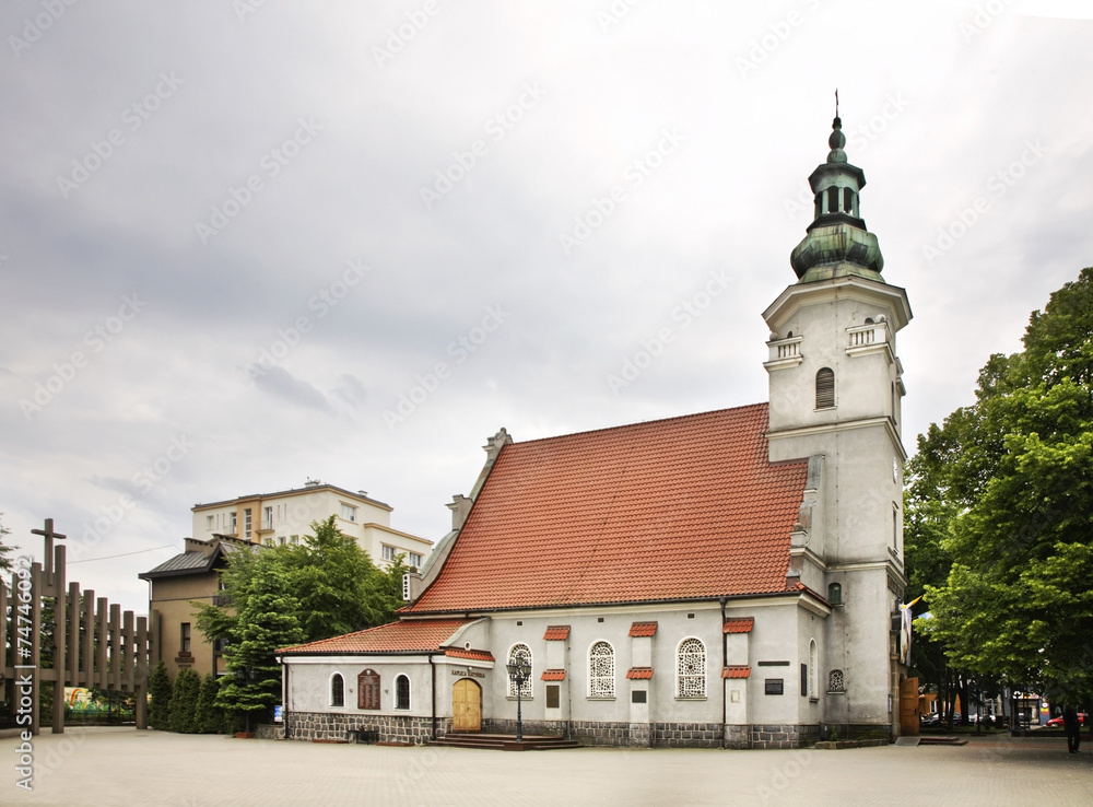 Fototapeta premium Church of the Blessed Virgin Mary - Patroness of Poland