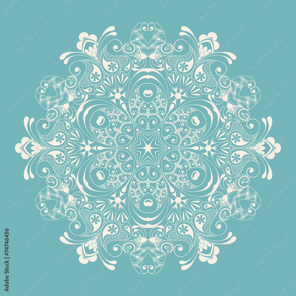 Circle ornament. Circle ornament.