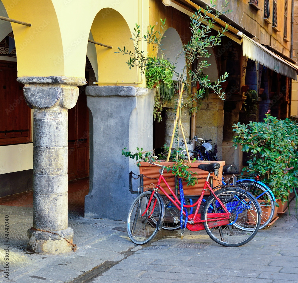 Fotografie glimpse in chiavari, Genoa, Italy