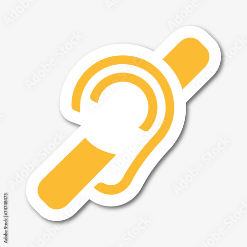 Logo handicap auditif.