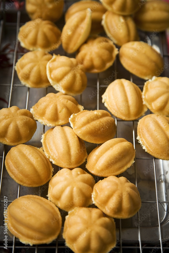 Thai style soft egg cake