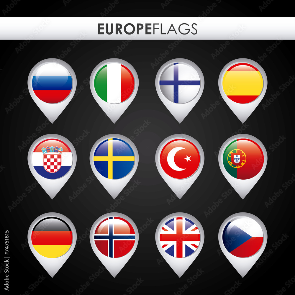 europe flags design europe flags design