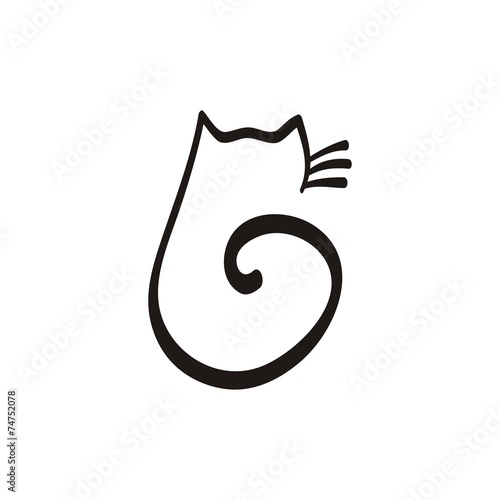 Fototapeta Naklejka Na Ścianę i Meble -  кошка