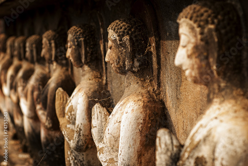 Buddha Sculpture Sukhothai  Thailand