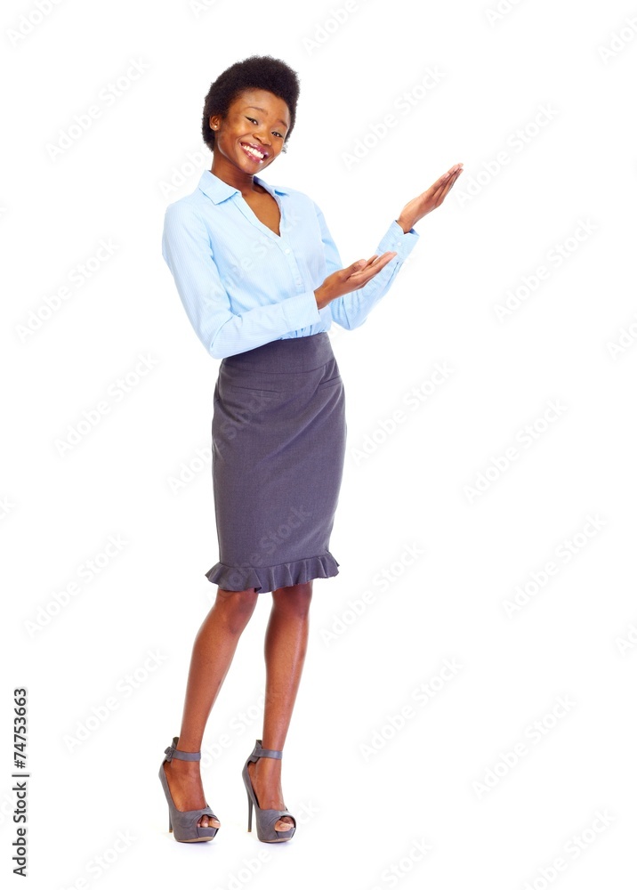 Young african-american business woman Young african-american business woman