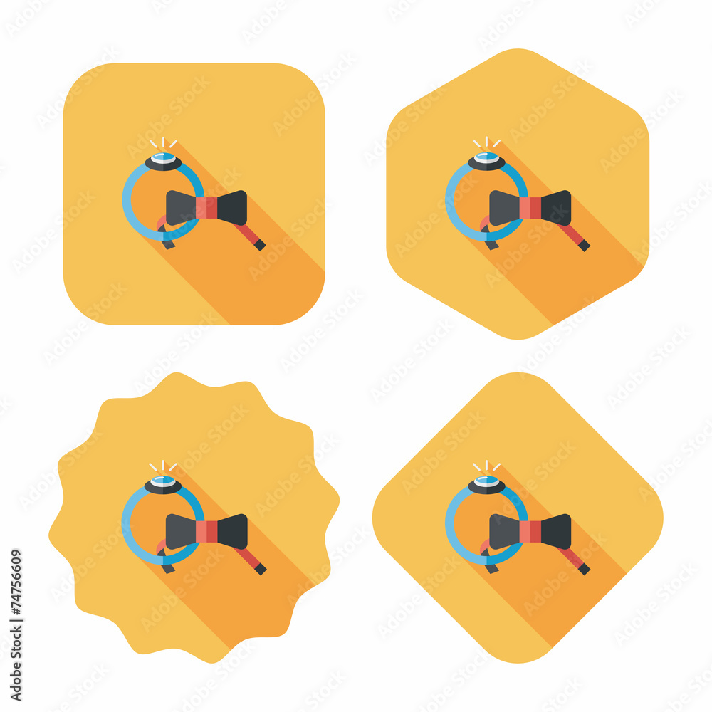 groom tie and ring flat icon with long shadow,eps10 groom tie and ring flat icon with long shadow,eps10